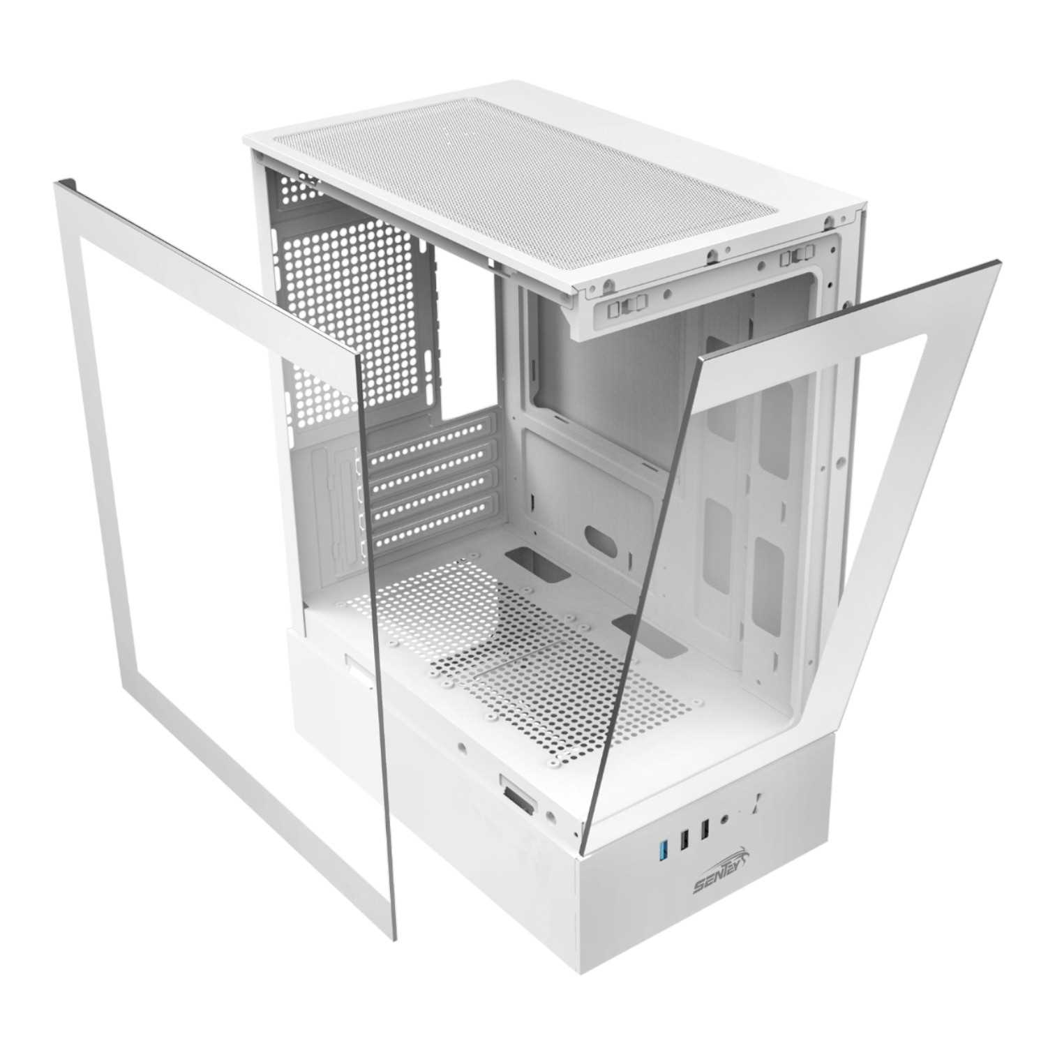 GABINETE SENTEY H10 MODELO 6100-SF-W BLANCO	