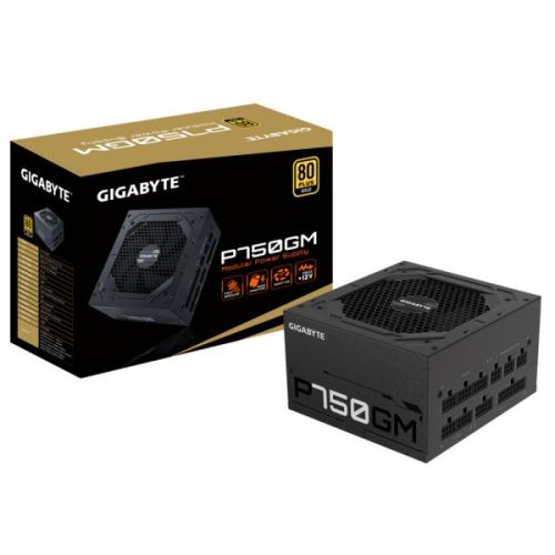 FUENTE GIGABYTE 750W P750GM 80 PLUS GOLD FULLY MODULAR