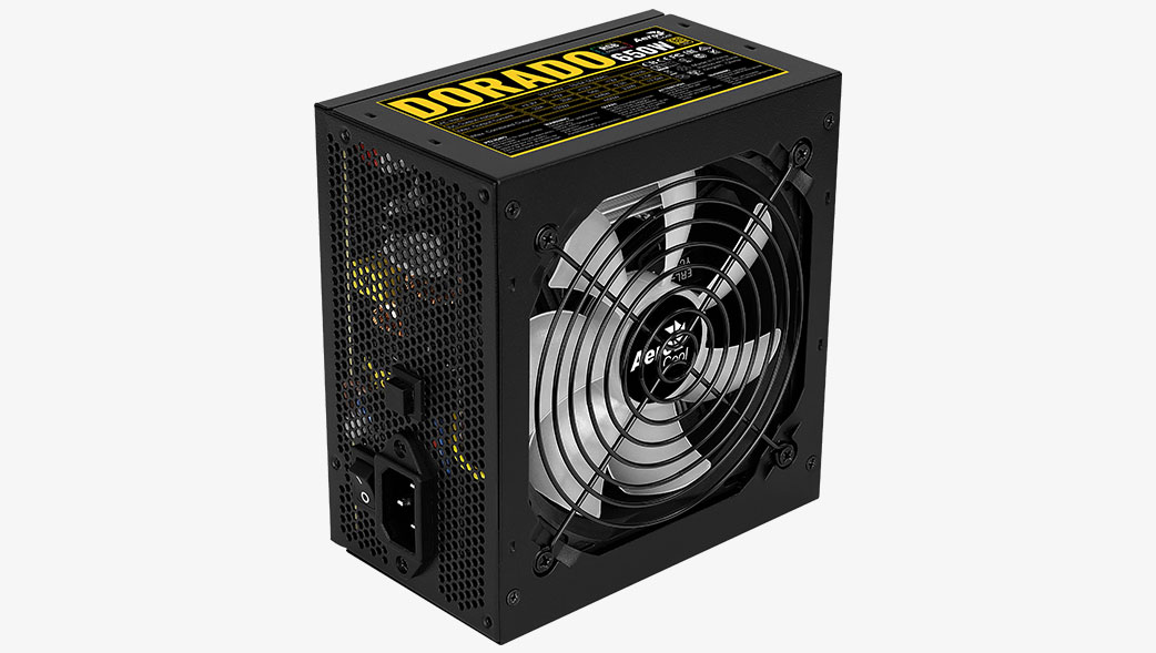 FUENTE AEROCOOL 650W DORADO ARGB 80 PLUS GOLD · Imagen 2