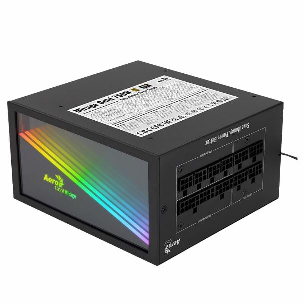 FUENTE AEROCOOL 850W MIRAGE ARGB 80 PLUS GOLD
MODULAR · Imagen 2