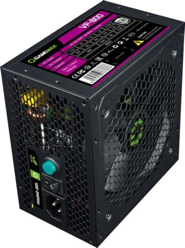FUENTE 800W GAMEMAX VP-800 80 PLUS BRONCE 
