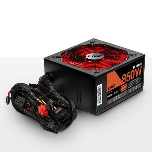 FUENTE LNZ SX850-FS 850W CON COOLER ROJO