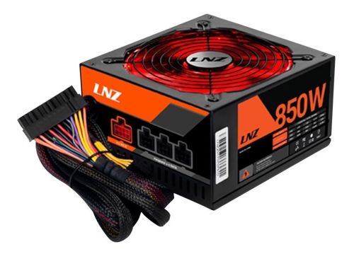 FUENTE LNZ ZX850-LS 850W Semi-Modular 14CM LED RED FAN