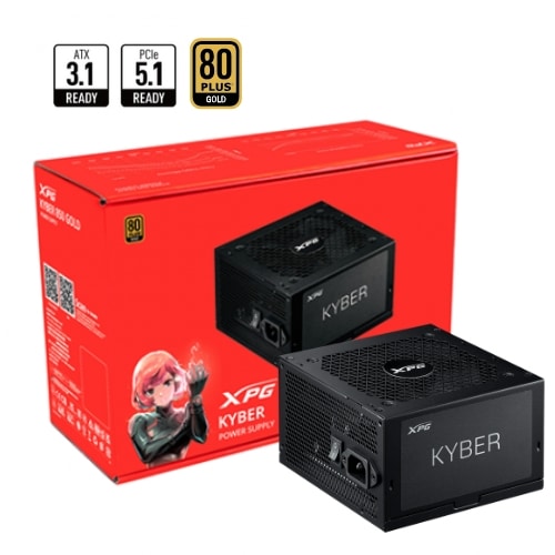 FUENTE XPG ADATA KYBER 750W 80 PLUS GOLD KYBER750G-BKCAR	