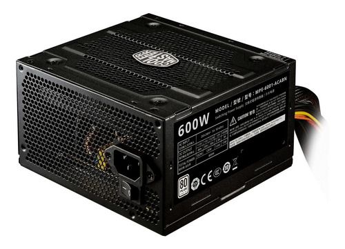 FUENTE COOLER MASTER ELITE 600W MPE-6001-ACABN 80 PLUS WHITE VER4 · Imagen 2