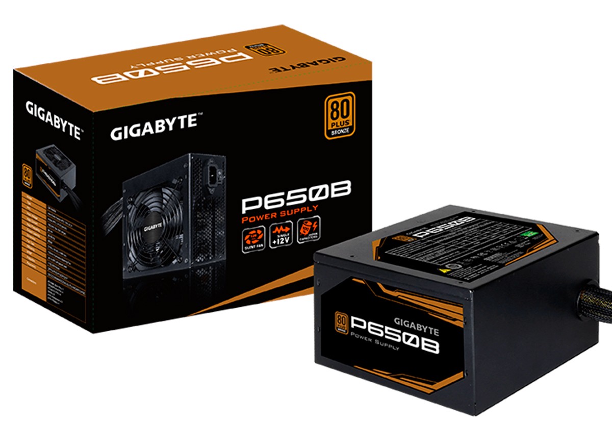 FUENTE GIGABYTE 650W GP-P650B | 80 PLUS BRONCE