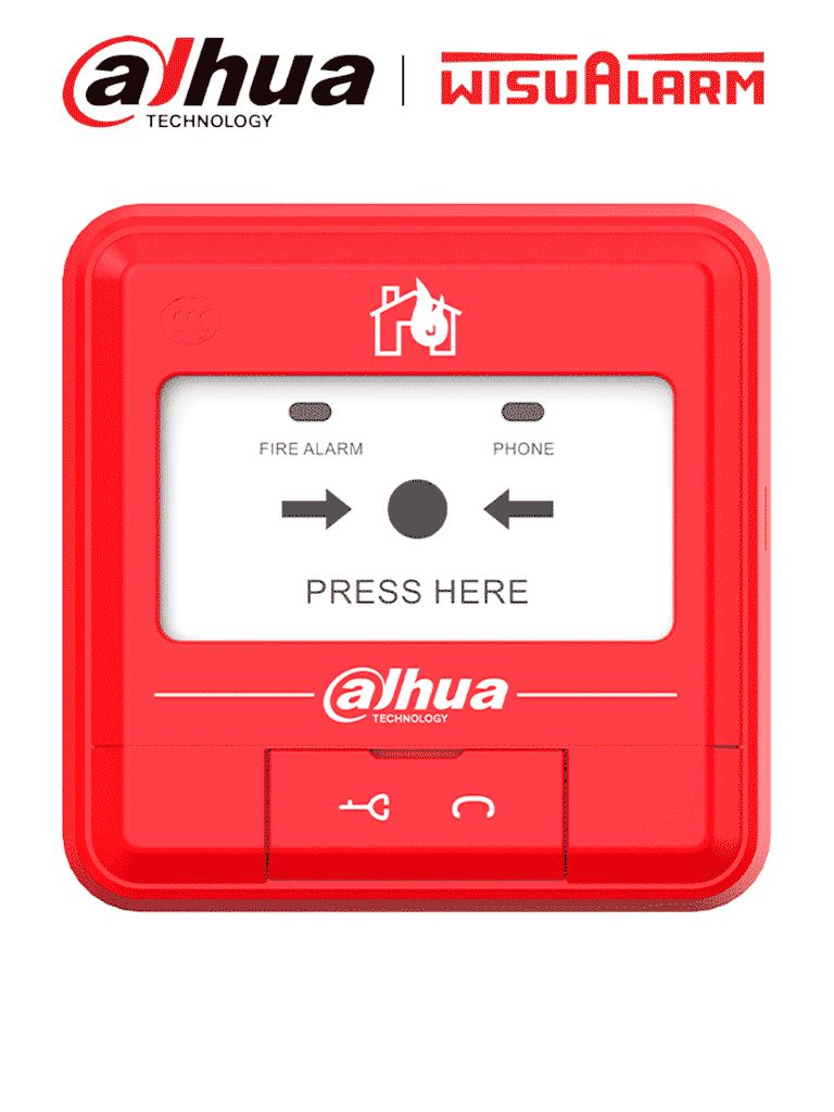 ESTACION MANUAL INCENDIO DOBLE ACCION DAHUA DHI-HY-C124	