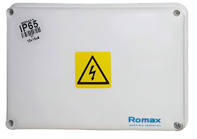 CAJA ESTANCA ROMAX 200X300X140 MODELO 519 BLANCO
