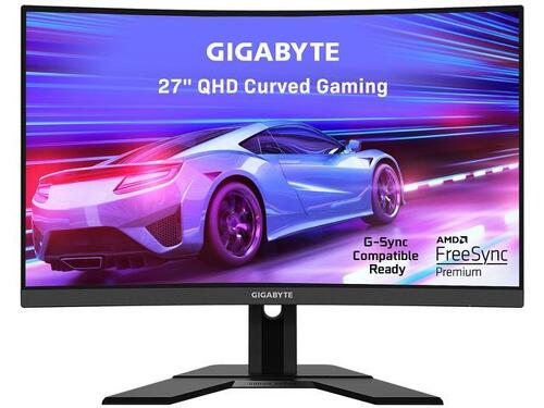 MONITOR 27 GIGABYTE G27QC EDGE CURVO QHD 165Hz 1ms