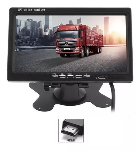 PANTALLA 7 TFT LCD MONITOR TV para camara de Seguridad  HDMI / VGA