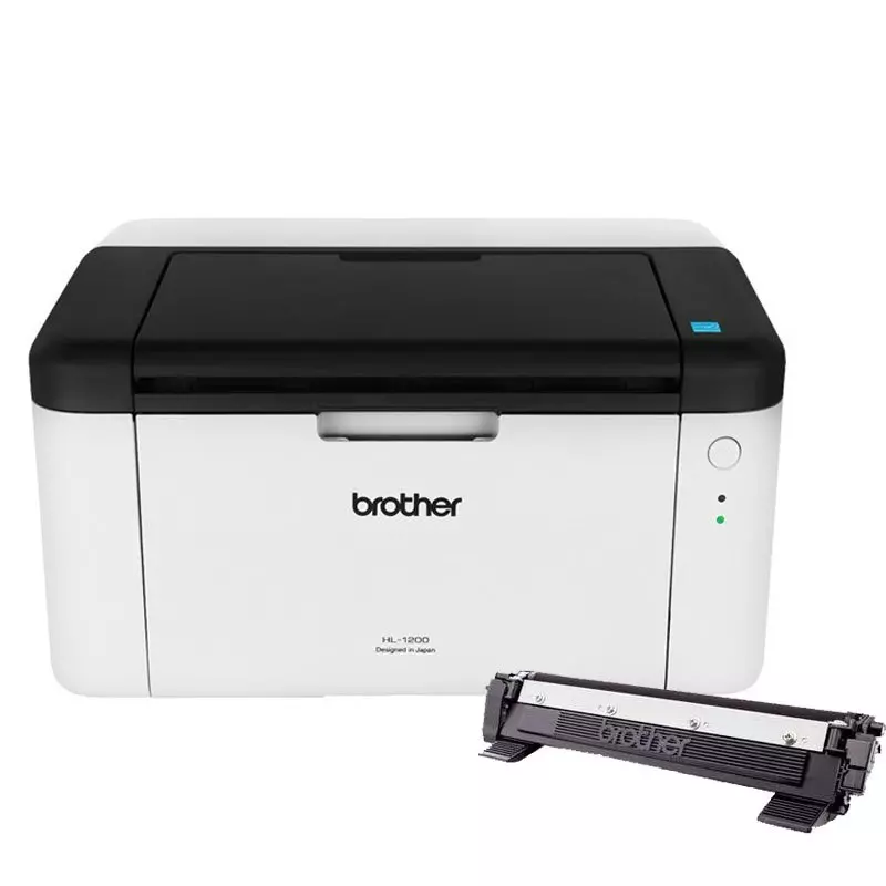 IMPRESORA BROTHER LASER HL1200 Monocromatica (TONER EXTRA ORIGINAL DE REGALO)