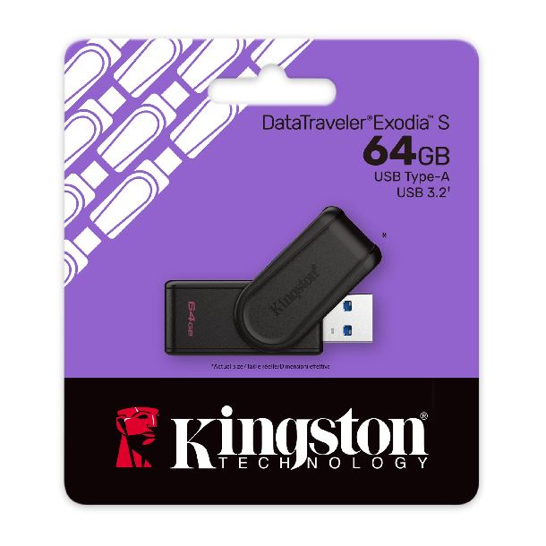 PEN DRIVE 64GB KINGSTON EXODIA DTXS 3.2	