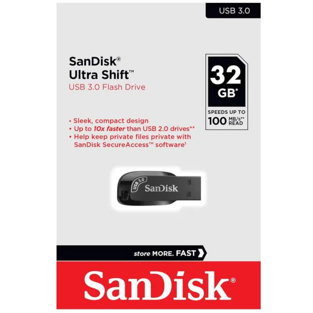 PEN DRIVE 32GB SANDISK ULTRA SHIFT 3.0