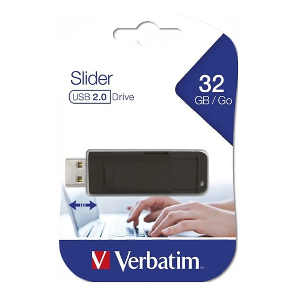 PEN DRIVE 32GB VERBATIM SLIDER 98697
