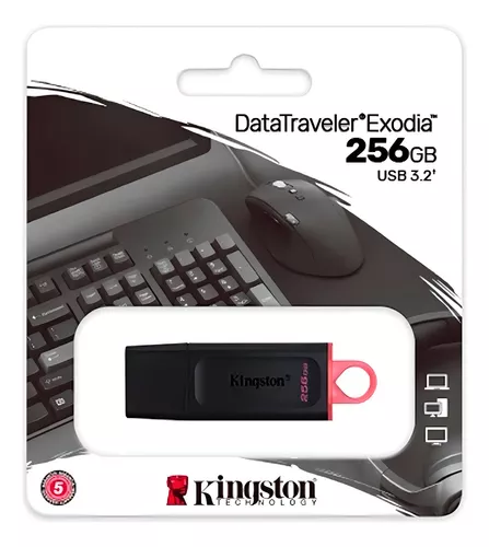 PEN DRIVE 256GB KINGSTON EXODIA 3.2 DTXM