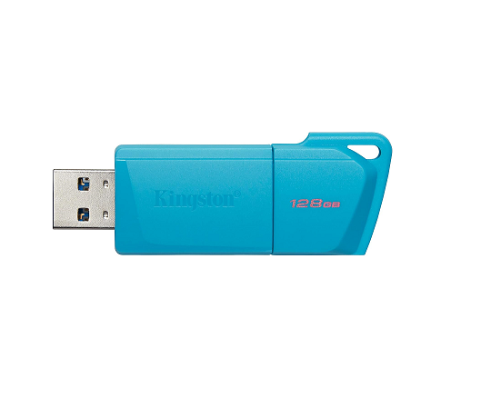 PEN DRIVE 128GB KINGSTON EXODIA 3.2 DTXM NEON AZUL · Imagen 2