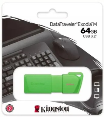 PEN DRIVE 64GB KING 3.2 DTX VERDE
