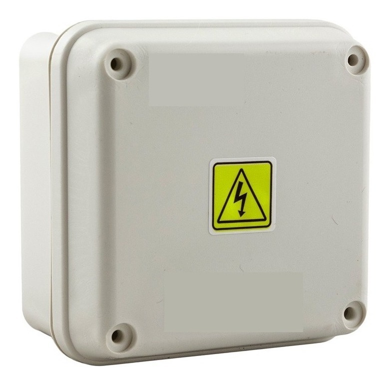 CAJA ESTANCA ROMAX IP65 GRIS 113x113x79 exterior y 104x104x75 interior cod:501
