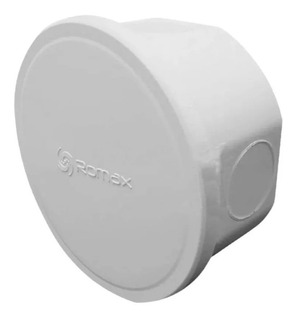 CAJA ESTANCA ROMAX IP65 GRIS REDONDA 80X40