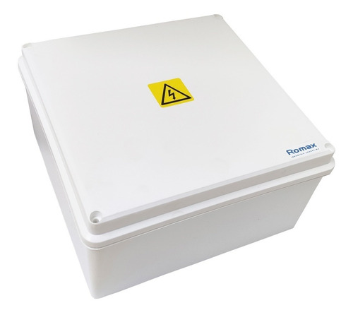 CAJA ESTANCA ROMAX IP65 GRIS 200x200x100 exterior y 190x190x100 interior cod:505