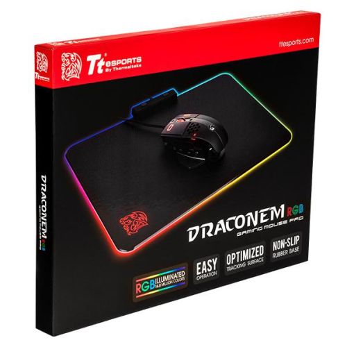 MOUSE PAD THERMALTAKE GAMER DRACONEM RGB MP-DCM-RGBHMS-01