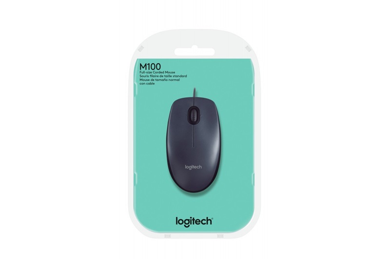 MOUSE OUTLET LOGITECH M100 USB NEGRO (SIN CAJA)