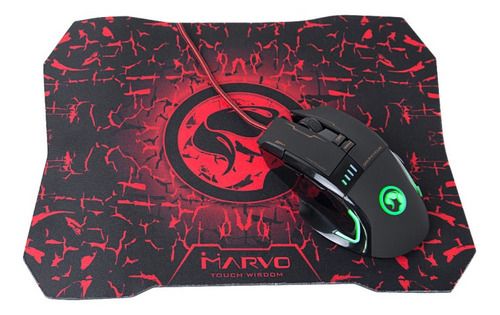 MOUSE+PAD GAMER MARVO G909+G1 SCORPION · Imagen 2
