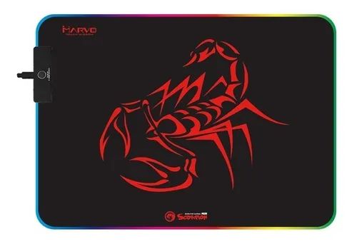 MOUSE PAD GAMER MARVO MG08 RGB SCORPION MEDIUM · Imagen 3
