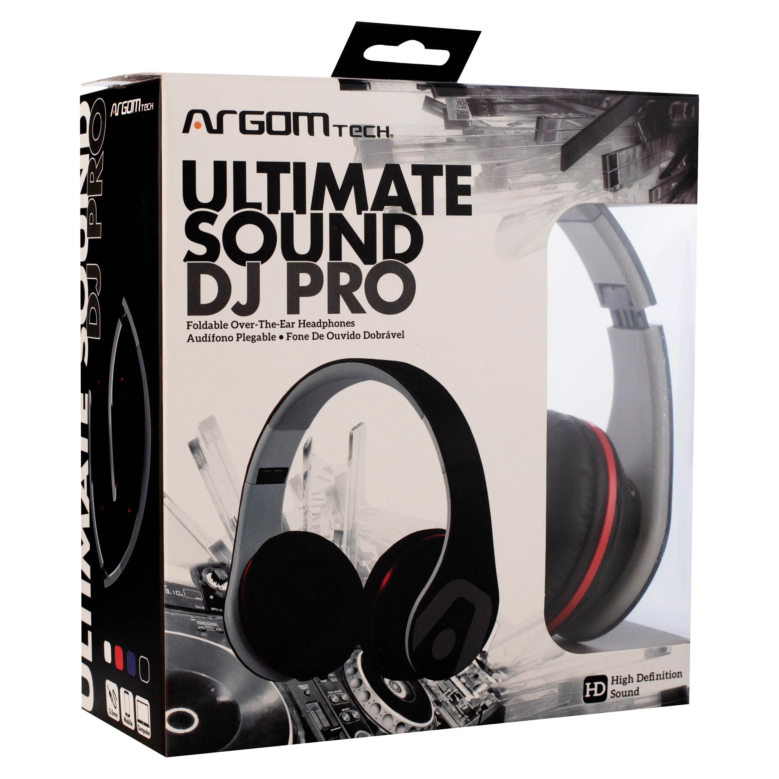 AURICULAR ARGOMTECH DJ PRO ARG-HS-2441BK NEGRO