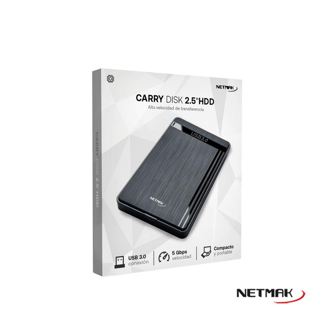 COFRE NETMAK 2.5 USB 3.0 NM-CASE-3 CARRY · Imagen 2