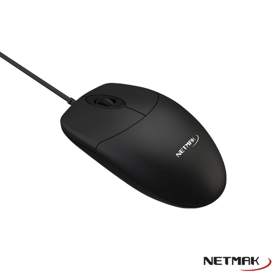 MOUSE NETMAK NM-M630 USB NEGRO · Imagen 2