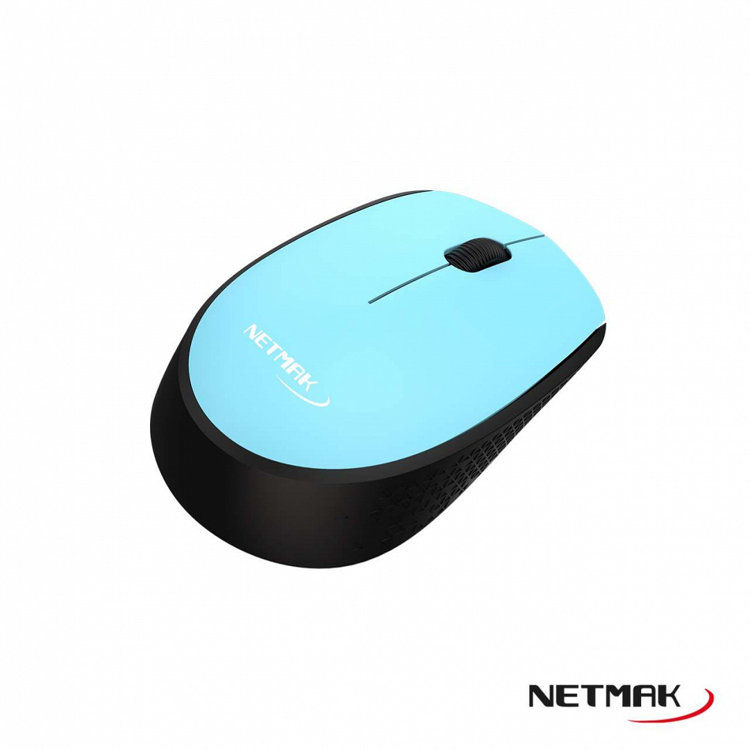 MOUSE NETMAK WS NM-M680 CELESTE INALAMBRICO · Imagen 2