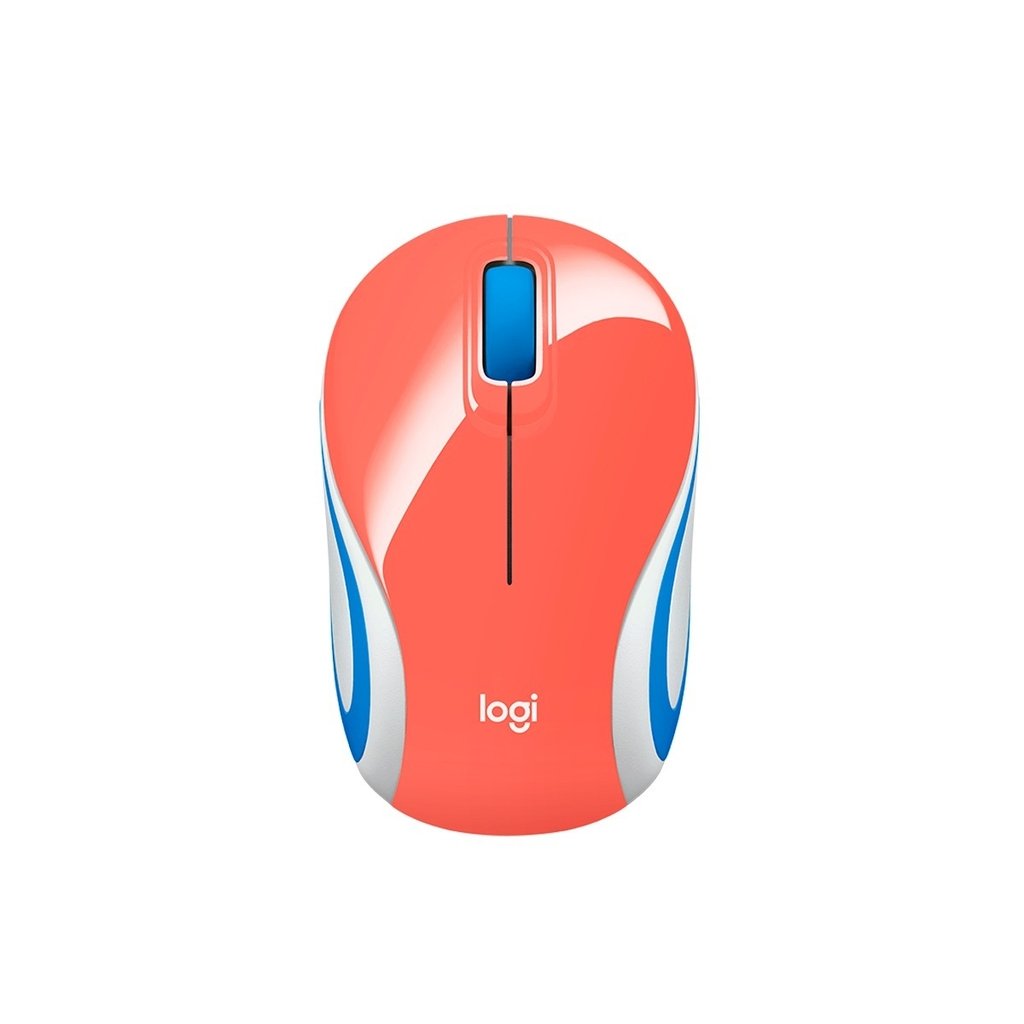 MOUSE LOGITECH MINI M187 CORAL Inalambrico WS · Imagen 2