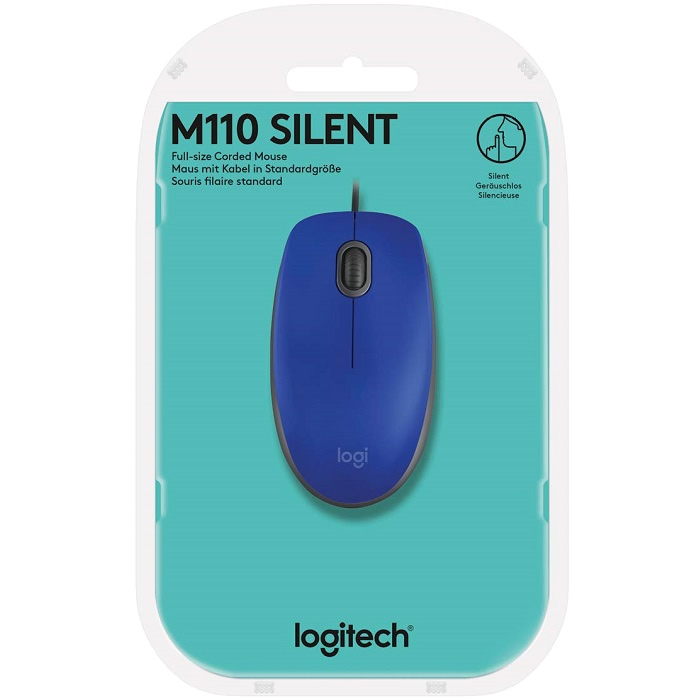 MOUSE LOGITECH M110 USB AZUL 910-005491