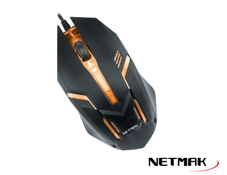 MOUSE NETMAK GAMER FLASH RETROILUMINADO