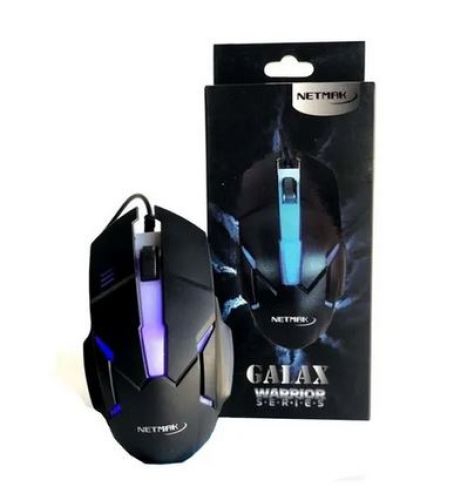 MOUSE NETMAK GAMER GALAX RETROILUMINADO