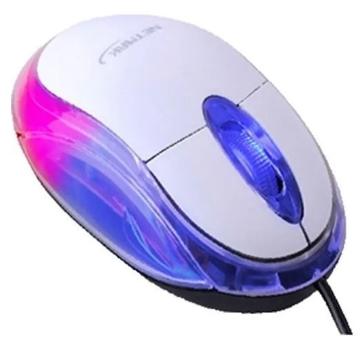 MOUSE NETMAK NM-M01 LUMINOSO USB ROJO · Imagen 2