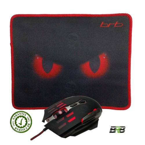 MOUSE+PAD GAMER BRB M300 USB