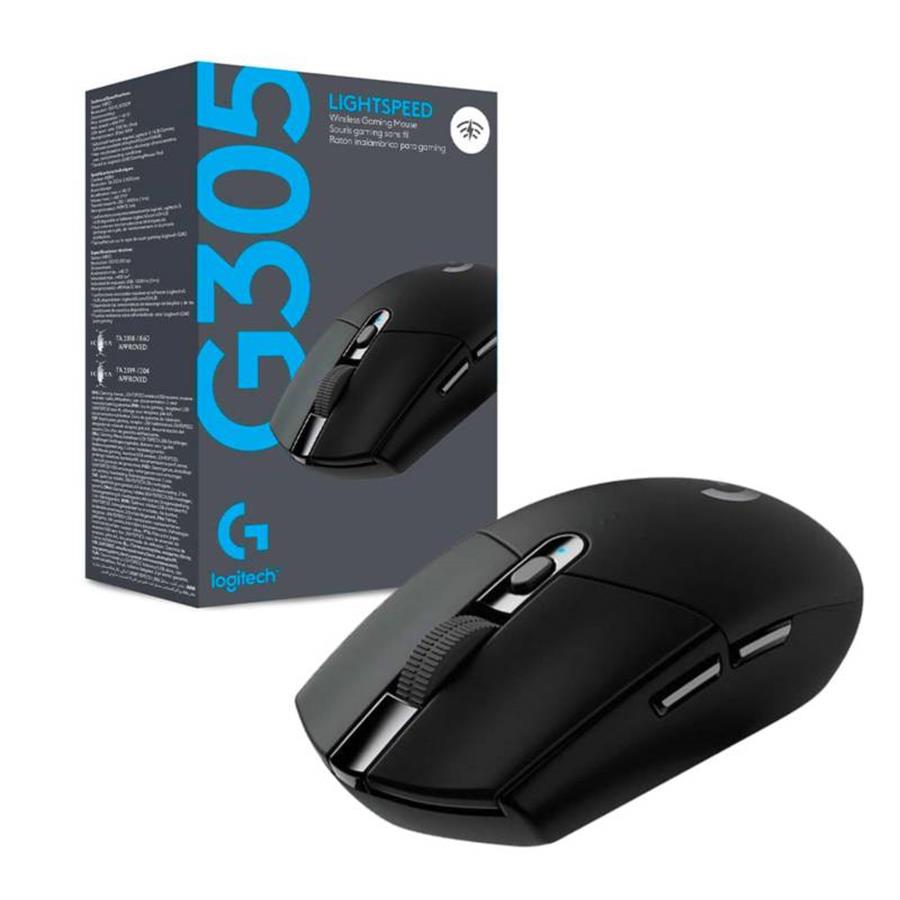 MOUSE LOGITECH G305 WS GAMING 910-005281 NEGRO Inalambrico