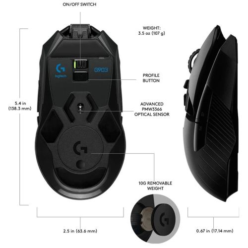 MOUSE LOGITECH GAMER G903 910-005671 · Imagen 4