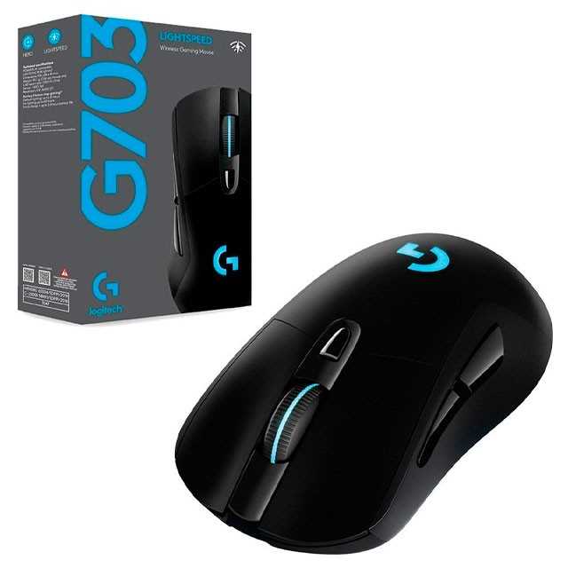 MOUSE LOGITECH G703 LIGTHSPEED 910-005639 INALAMBRICO	