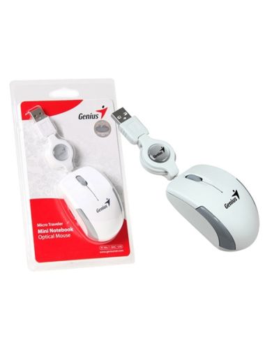 MOUSE GENIUS MICRO TRAVELER BLANCO