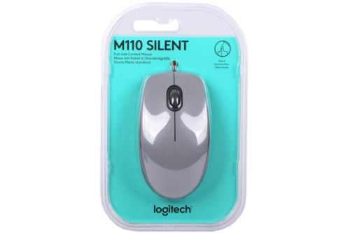 MOUSE LOGITECH M110 USB GRIS
