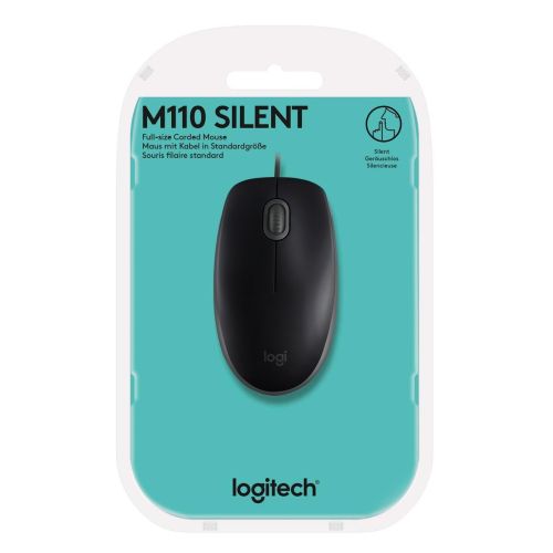 MOUSE LOGITECH M110 USB NEGRO