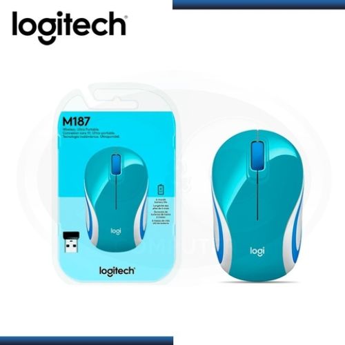 MOUSE LOGITECH MINI M187 Inalambrico WS