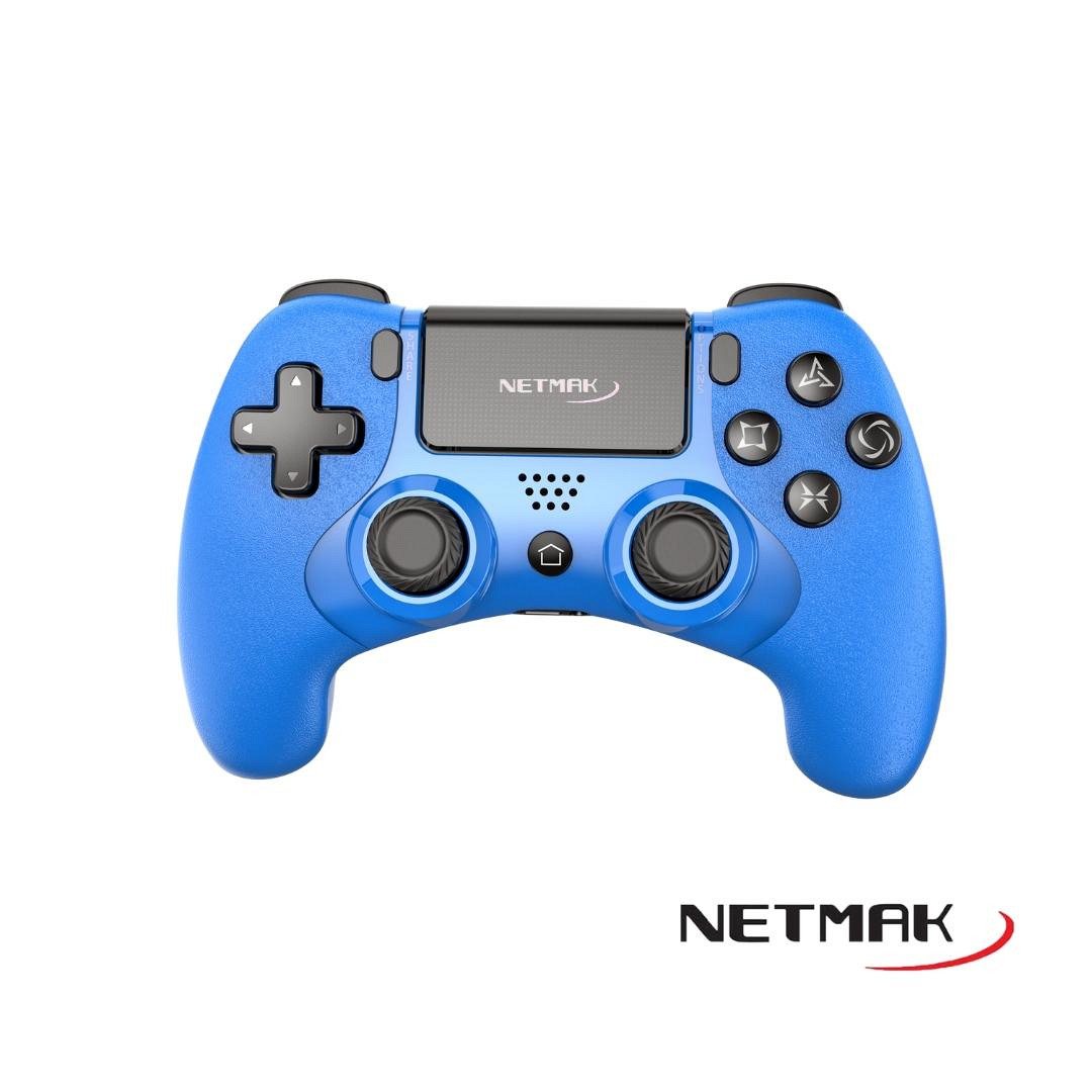 GAMEPAD NETMAK PS4 BT NM-P401 AZUL