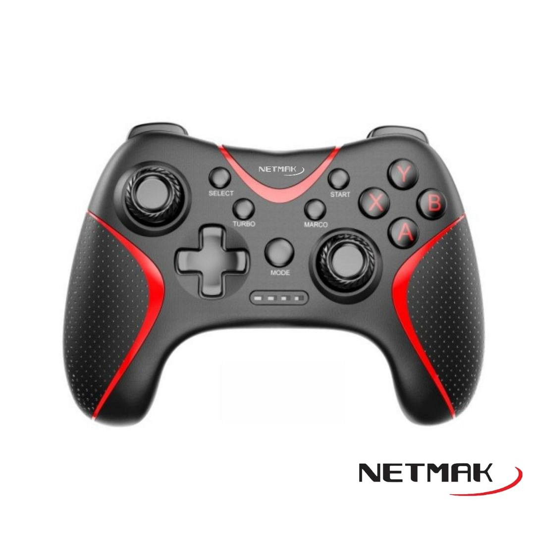 GAMEPAD NETMAK NM-DANGER BT P/CEL.PC.P4.P3.N SWITCH