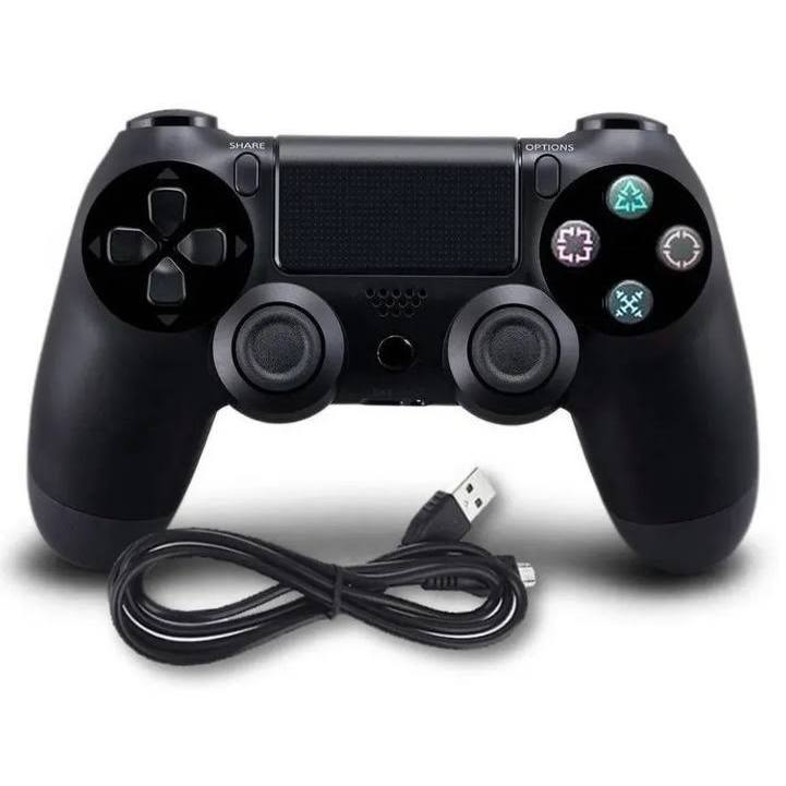 GAMEPAD SONY PS4 COPIA | JOYSTICK NEGRO | PLACA ORIGINAL 