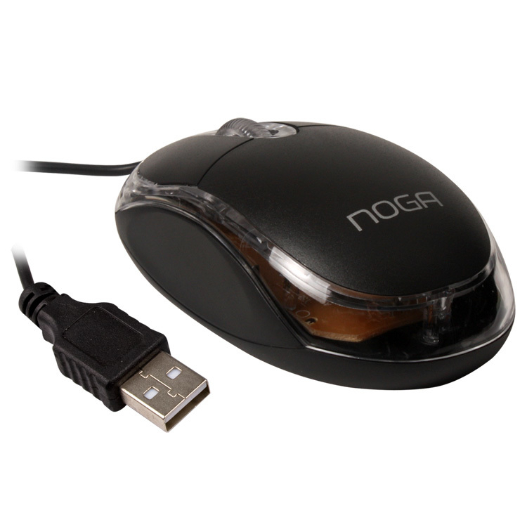 MOUSE NOGA LED USB NG-611U NEGRO · Imagen 2