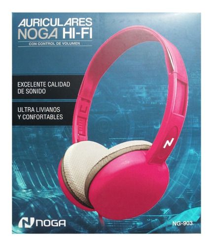 AURICULAR NOGA NG-903 ROSA | 1 Plug  · Imagen 2